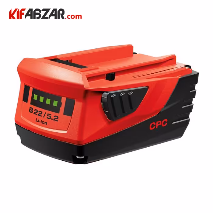 باتری لیتیوم یون 22 ولت هیلتی مدل B 22 5.2