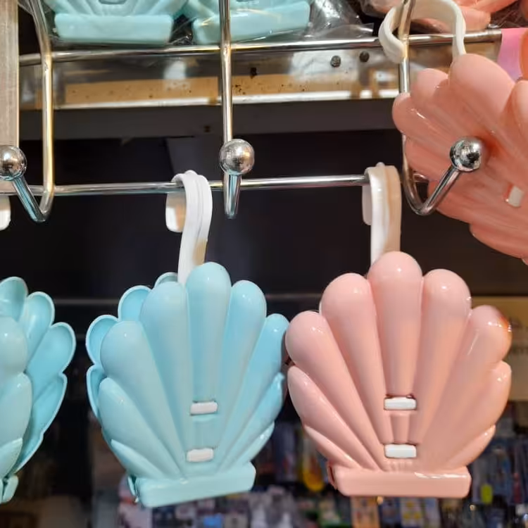 گیره دستکش، حوله و دستمال آشپزخانه ( مدل صدفی)