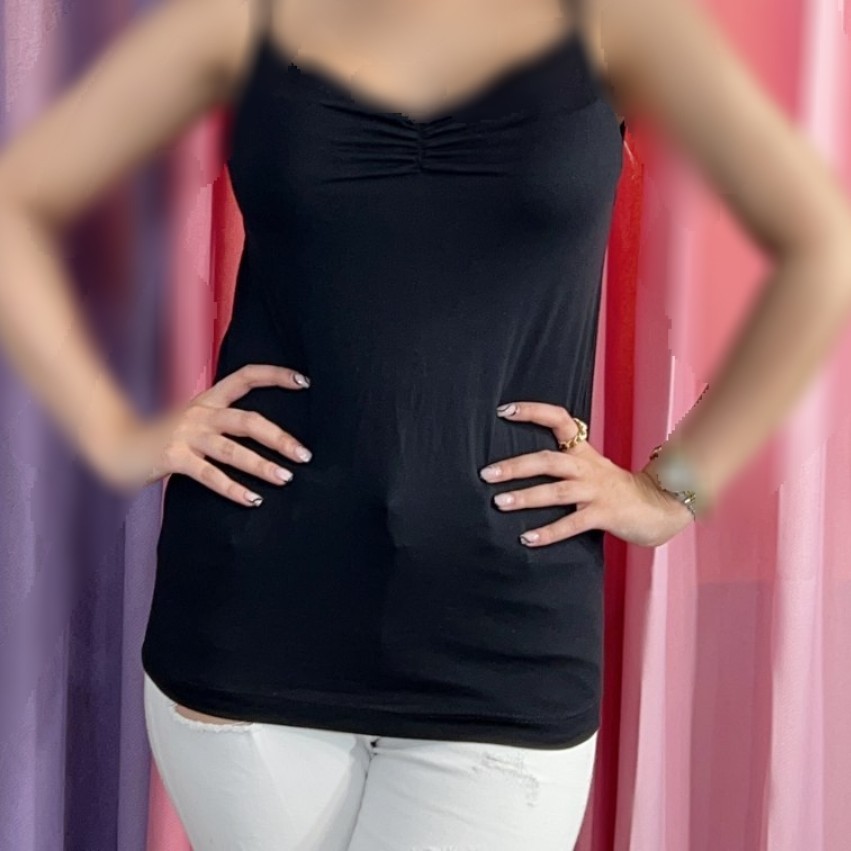 تاپ مشکی ساده ضدحساسیت
