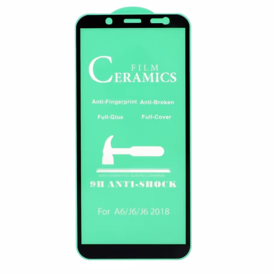 محافظ صفحه نمایش سرامیکی شفاف گوشی سامسونگ A6 و J6 ارسال به سراسر ایران 
