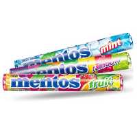 منتوس میوه ای  mentos بسته 14 عددی