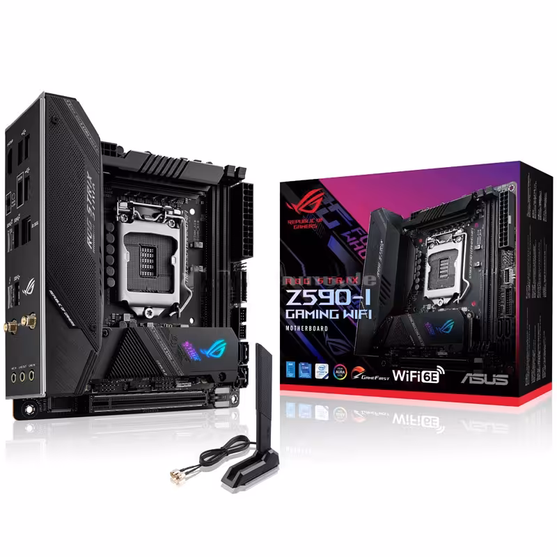 مادربرد ایسوس مدل ROG STRIX Z590-I GAMING WIFI سوکت 1200