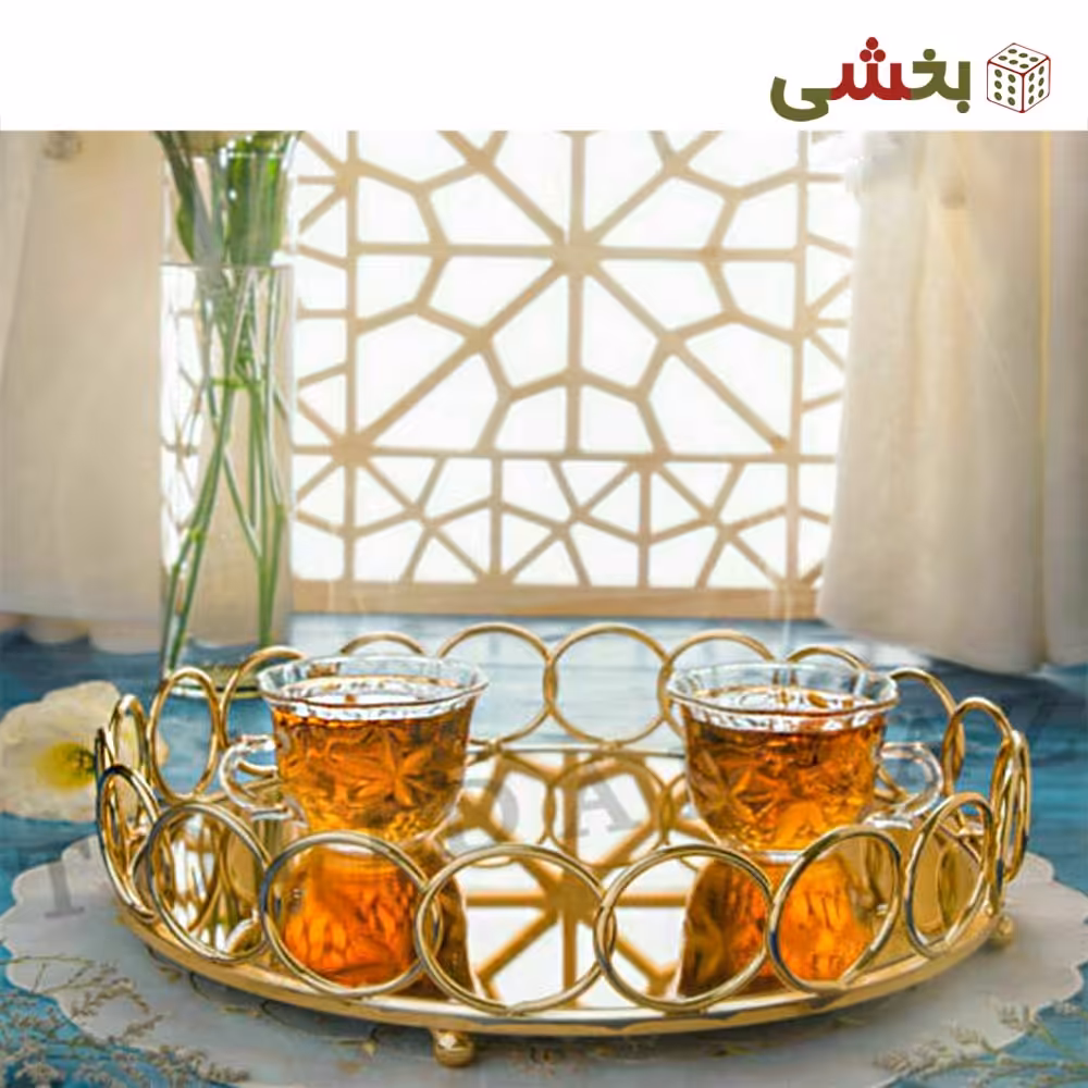 سینی کف آینه طرح المپیک قطر 32