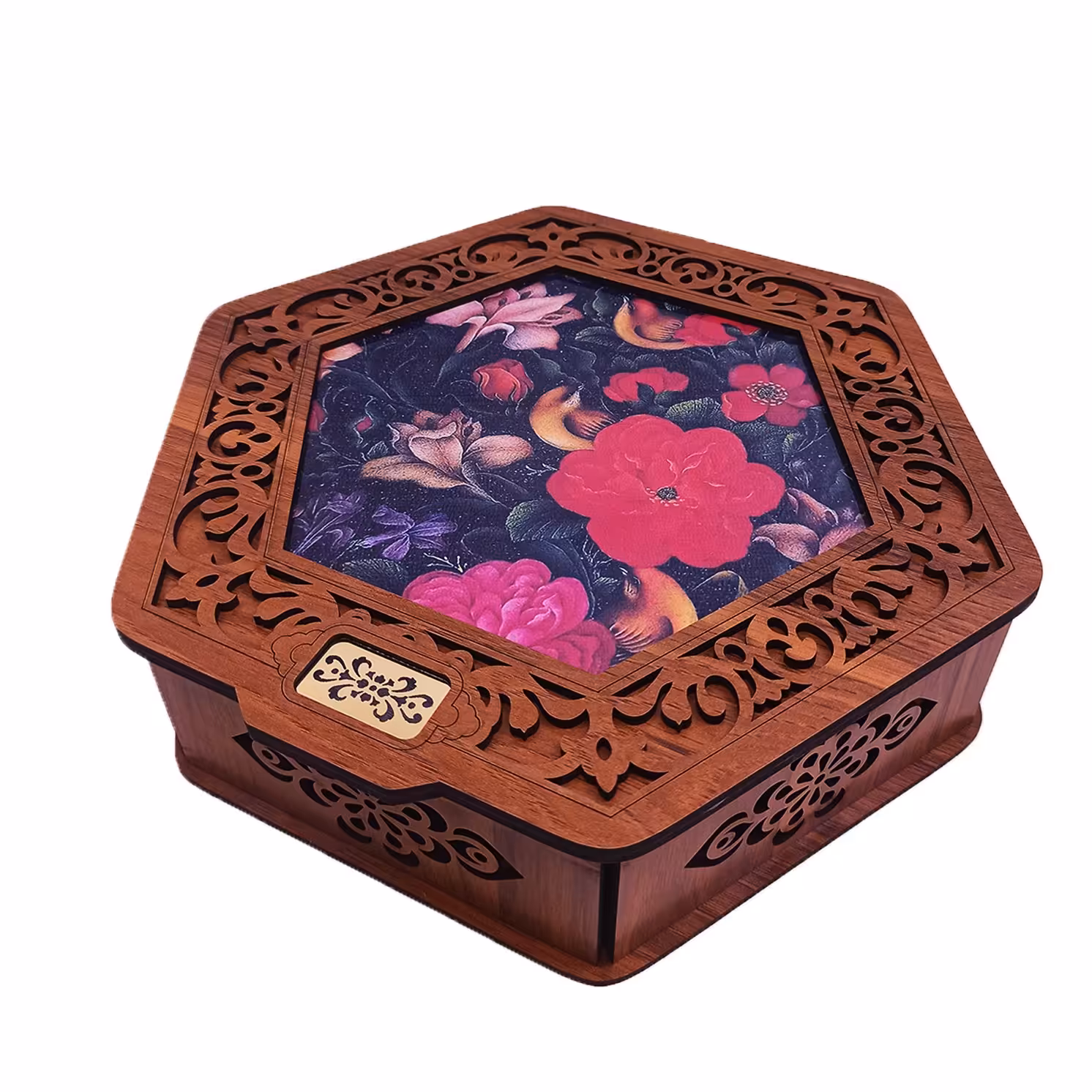 جعبه پذیرایی مدل گلشن طرح گل و بوته