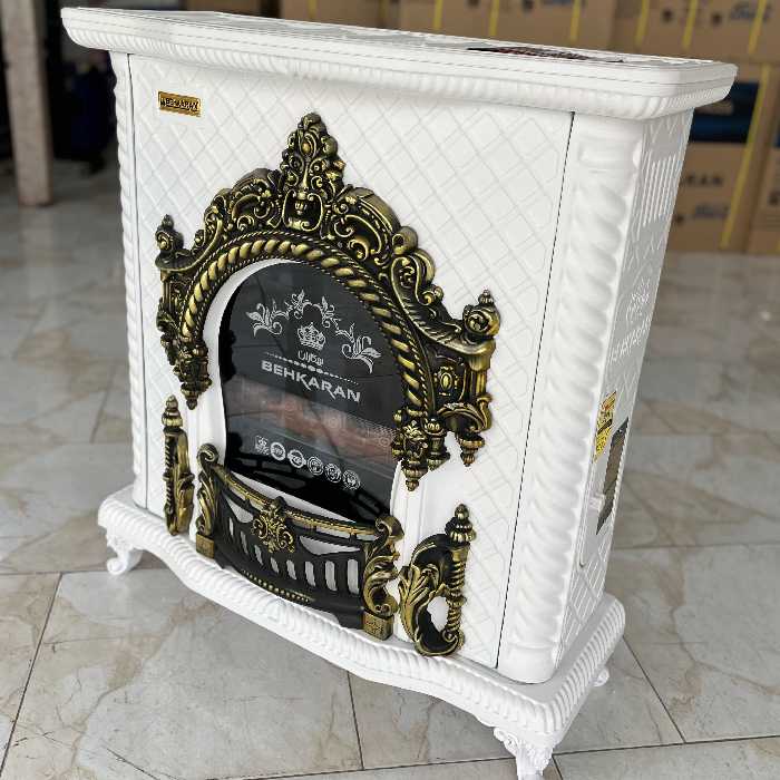 بخاری گازی شومینه ای بهکاران 40000 طرح توران