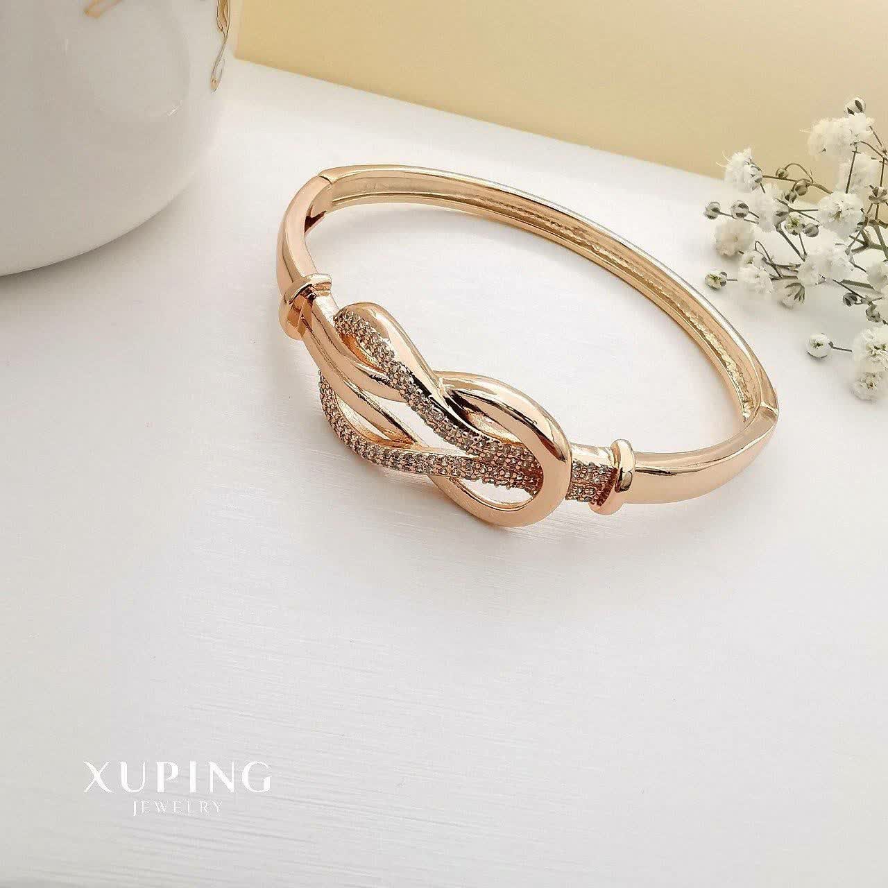 دستبند النگویی نگین دار برندXUPING