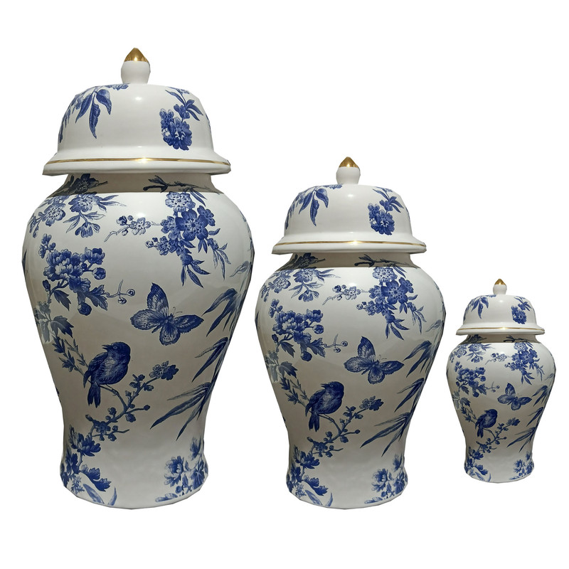 بانکه مدل جینجر جار طرح چکاوک کد 123 مجموعه سه عددی