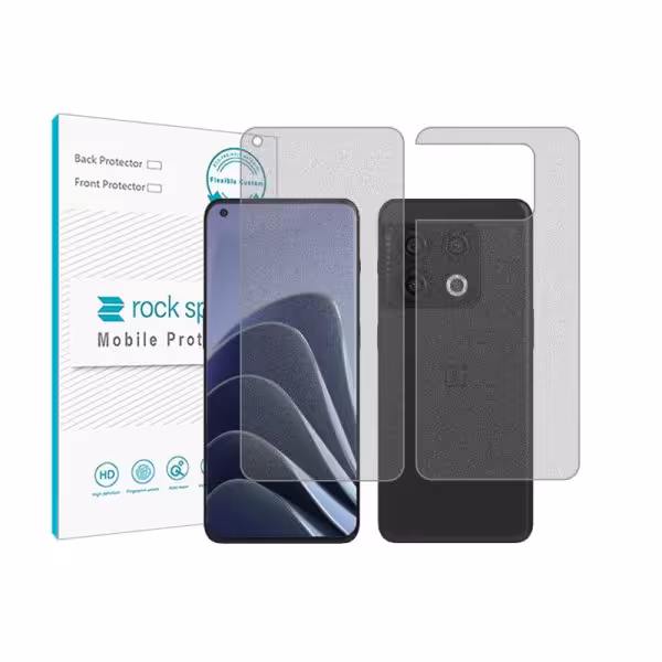 گلس صفحه نمایش و پشت گوشی وان پلاس 10 Pro مدل نانو هیدروژل گیمینگ برند راک اسپیس کدss