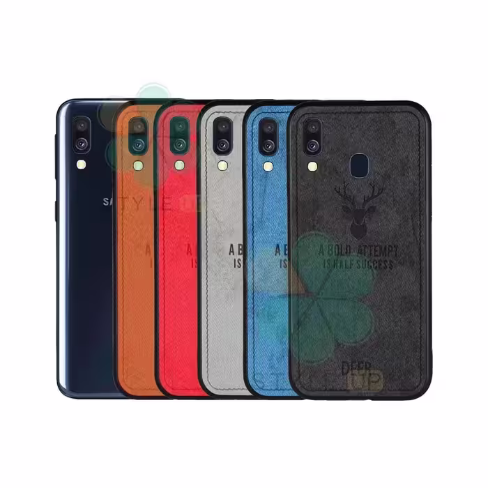 قاب گوشی سامسونگ Samsung Galaxy A40 پارچه ای طرح گوزن
