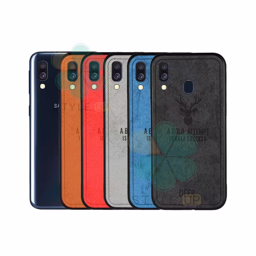 قاب گوشی سامسونگ Samsung Galaxy A40 پارچه ای طرح گوزن