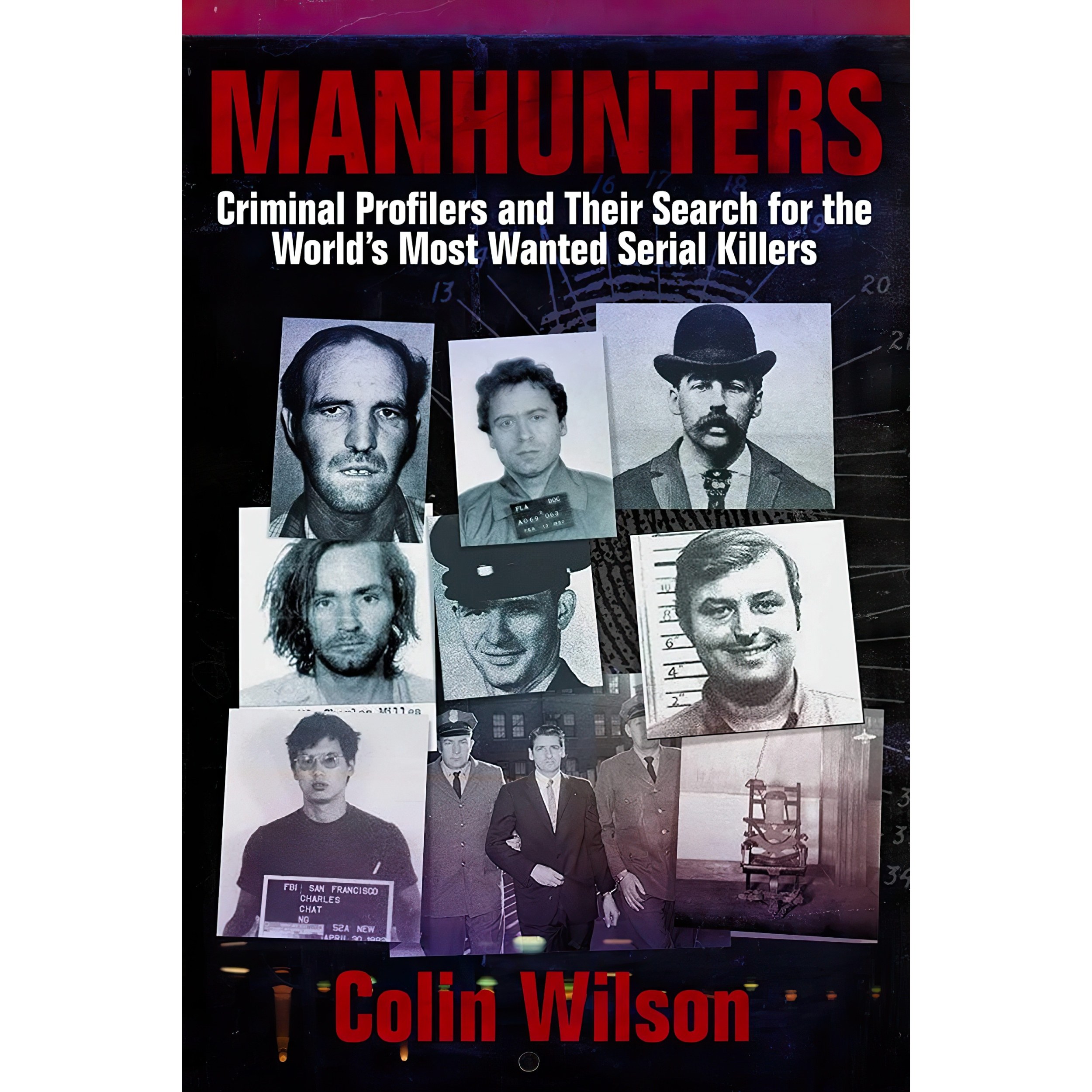 کتاب زبان اصلی Manhunters اثر Colin Wilson انتشارات Skyhorse