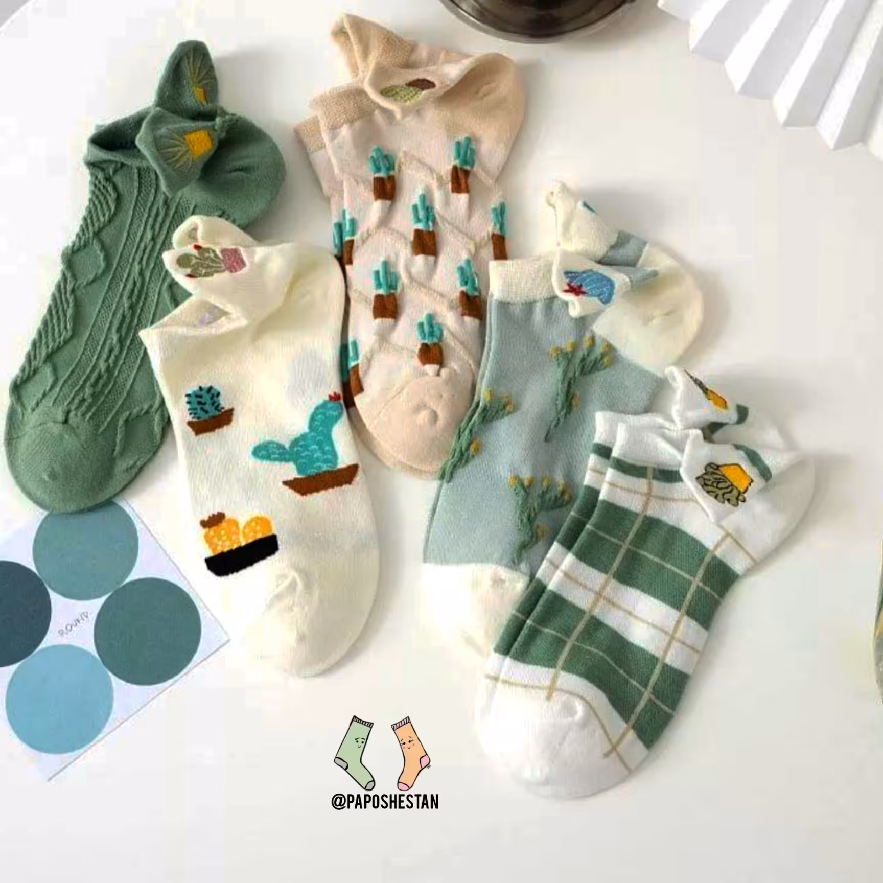 جوراب زیرقوزکی کاکتوس