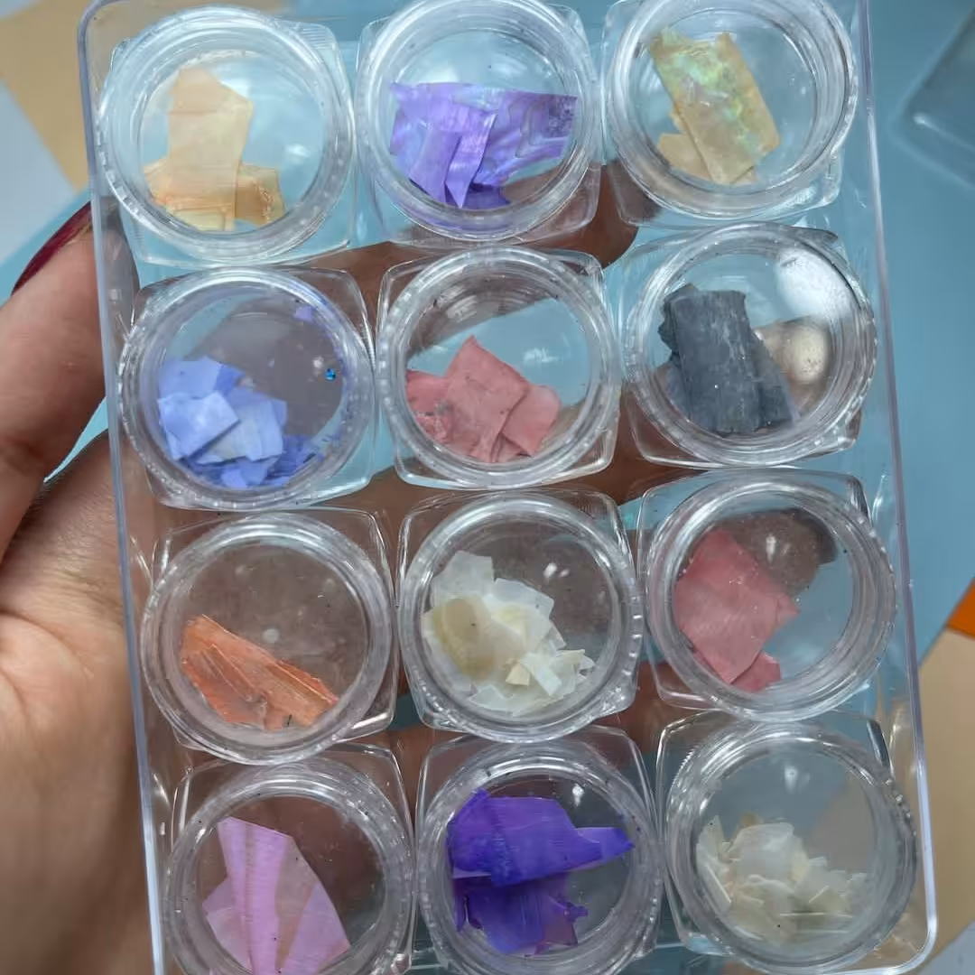 پک صدف مخصوص دیزاین ناخن. 