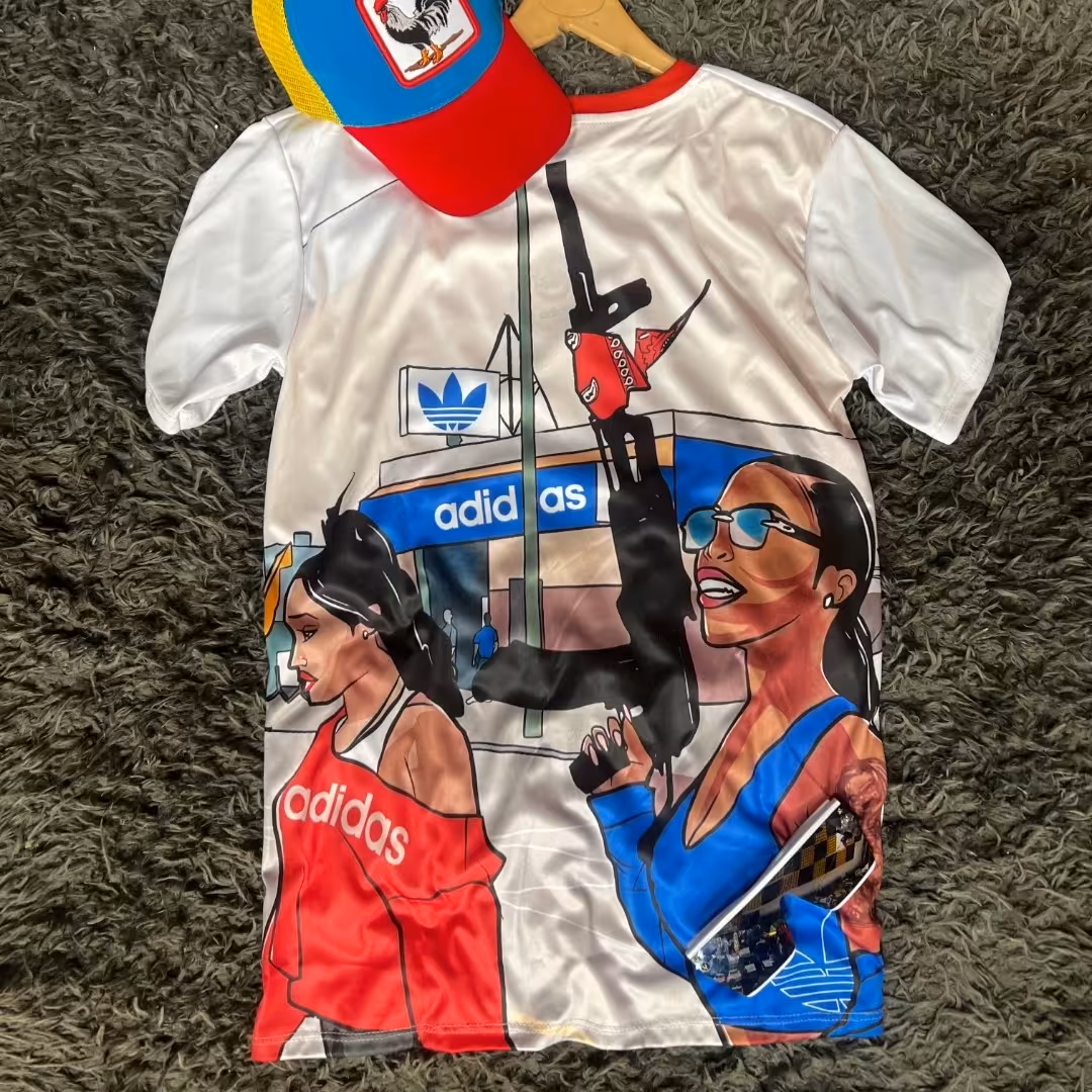 تیشرت آدیداس پشت چاپ 