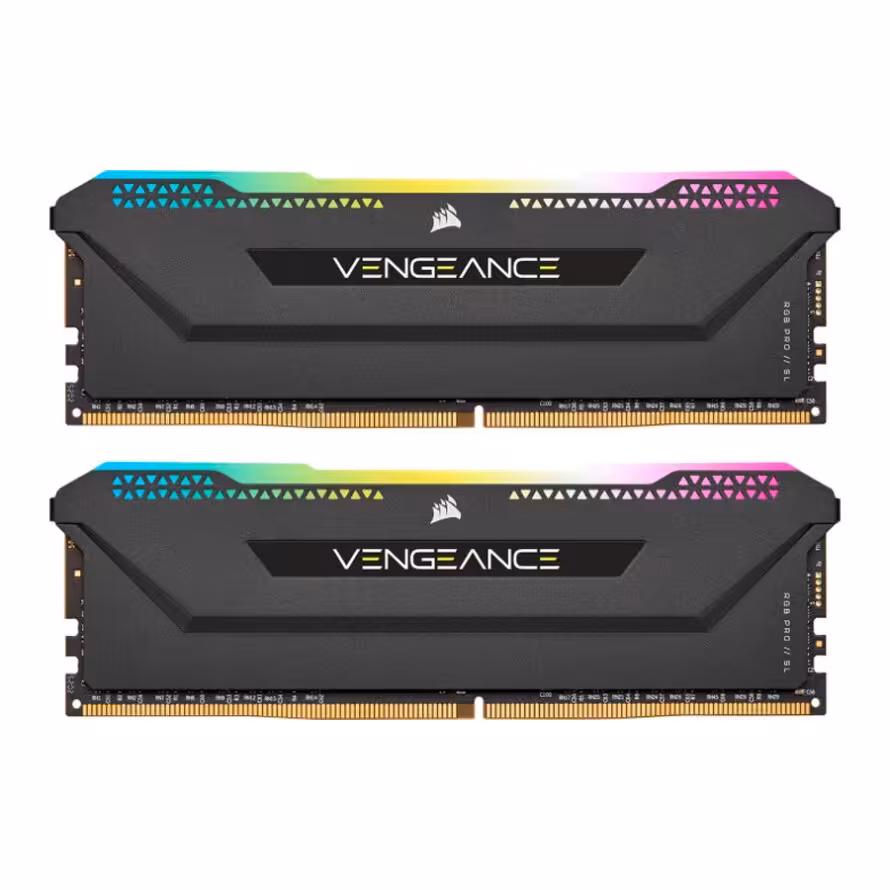 رم کورسیر  VENGEANCE RGB PRO SL Black 16GB 8GBx2 3600MHz CL16 Dual