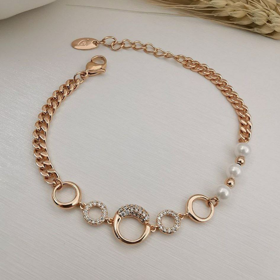 بدلیجات دستبند کارتیر مرواریدی نگین دار مارک ژوپینگ 