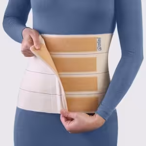 شکم بند ساده کرم (با قابلیت تنظیم) Adjustable Elastic Abdominal Binder