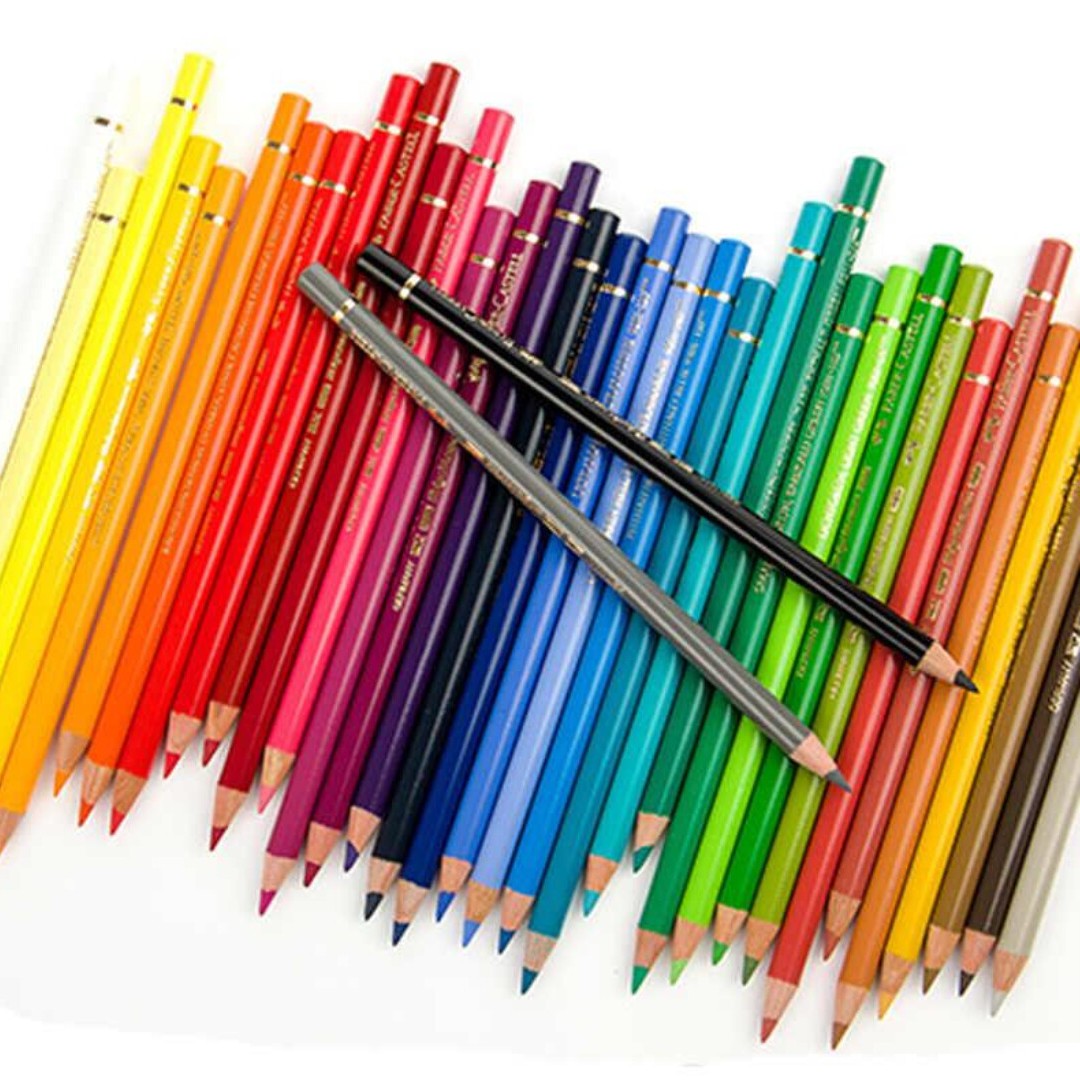 مداد رنگی حرفه ای تکی FABER  CASTELL مدل پلی کروم