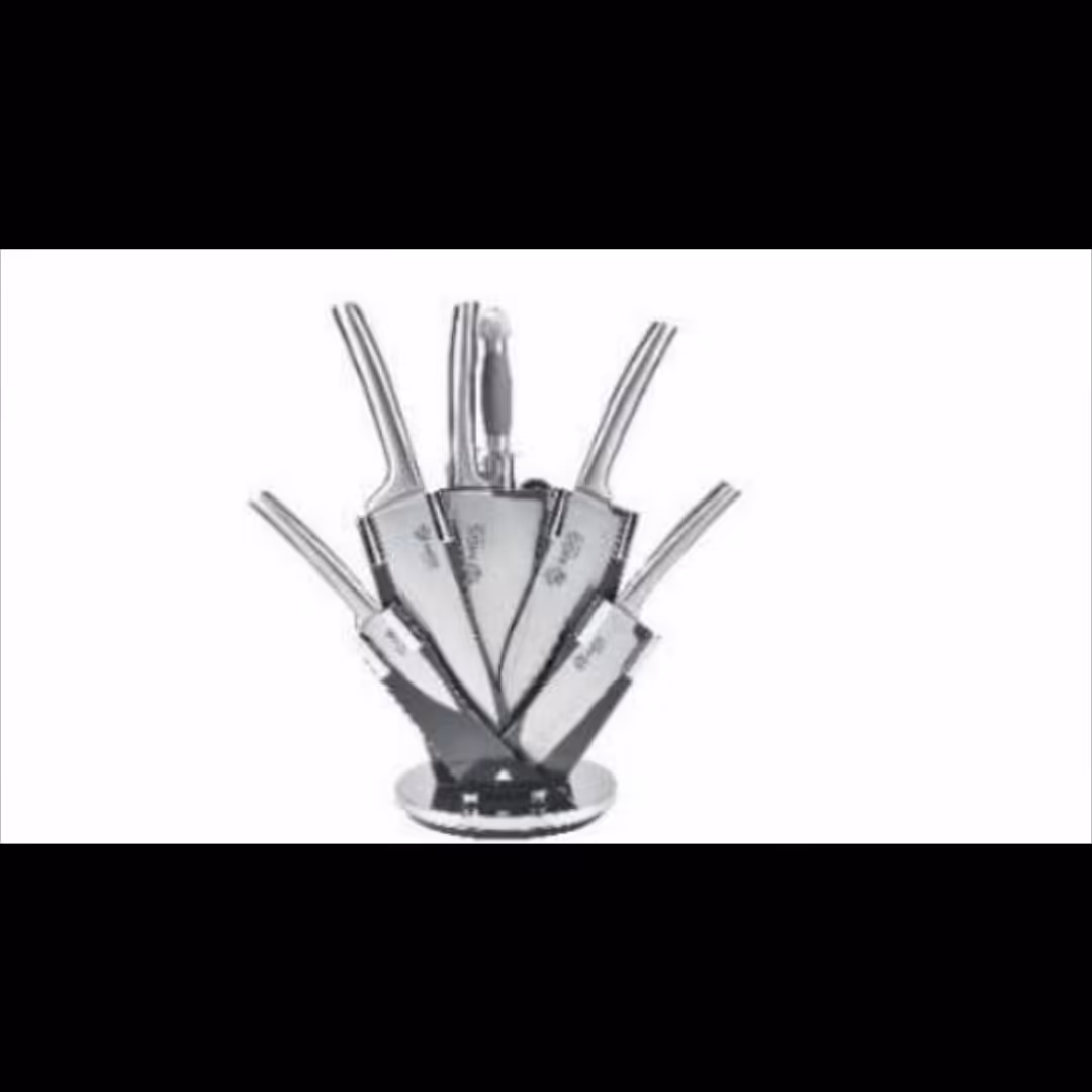 سرویس کارد آشپزخانه 9پارچه استیل کد 8014S