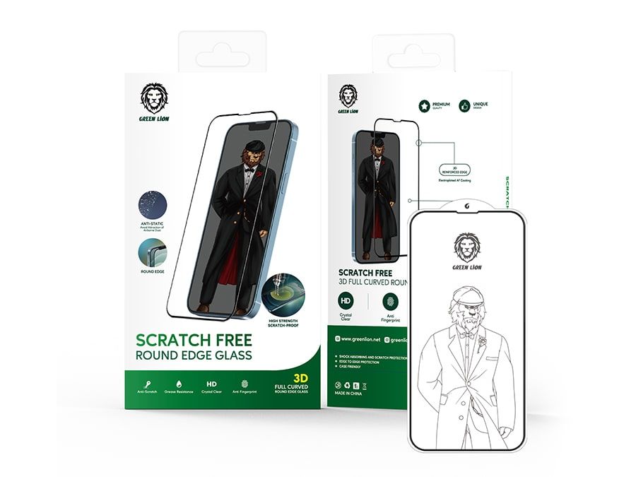 گلس مدل Green 3D Scratch Free برای گوشی iphone13/13 pro