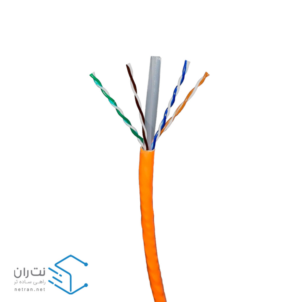 کابل شبکه نگزنس Cat6 UTP تمام مس بدون تست فلوک روکش PVC  | نت‌ ران