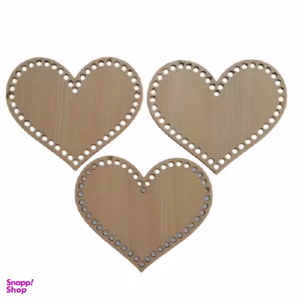 کفی تریکو بافی مدل قلب 10 کد F10-3 بسته سه عددی