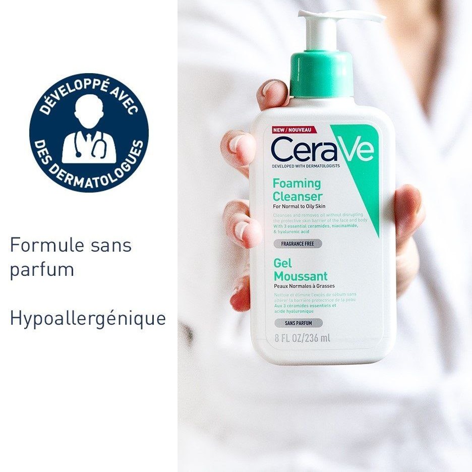 فوم شوینده سراوی پوست نرمال تا چرب حجم 236 میل CeraVe