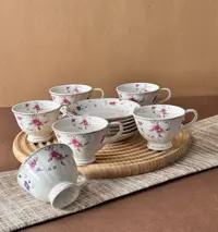 ست فنجان و نعلبکی 12 پارچه چینی