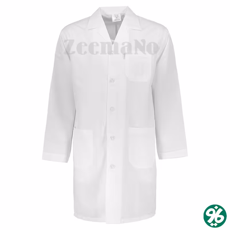روپوش پزشکی زنانه مدل ساده با سایز بندی