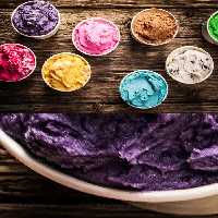 عکس با کیفیت بستنی میوه ای در رنگ و طعم های مختلف - گرافیک با طعم تربچه