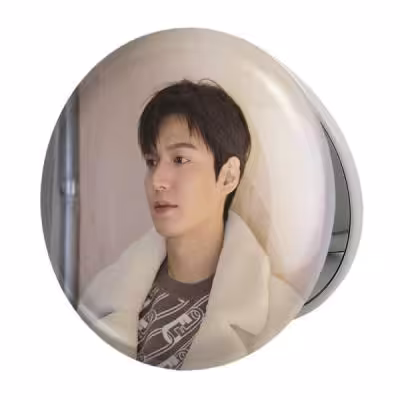 آینه جیبی خندالو طرح لی مین هو Leemin ho مدل تاشو کد 20895