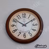 ساعت دیواری صفحه تمام چوب  مارال  مدل کلاسیک