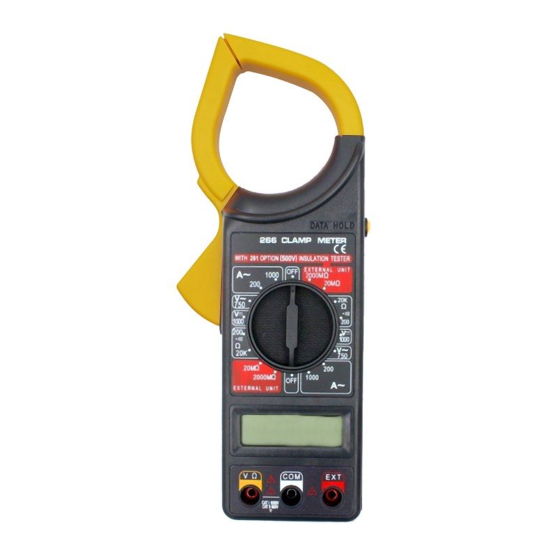 مولتی متر دیجیتالی انبری DT266 (ارتقا یافته) اهم متر