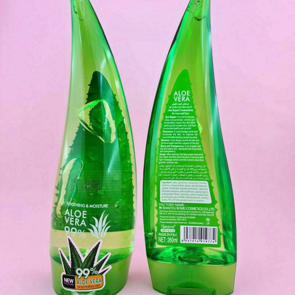 ژل آبرسان شاخکی آلوئه ورا 99 درصد حجم بالا 