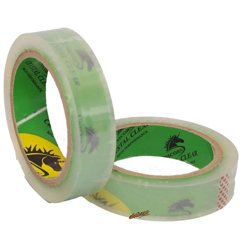 چسب نواری 90 یارد کریستال 2.5 سانت یونی کورن