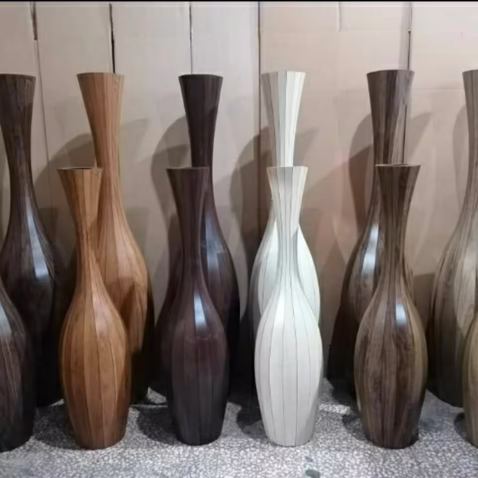 گلدون چوبی کنارسالنی120 سانت (انواع رنگ چوب )(هزینه ارسال بصورت پس کرایه در مقصد)