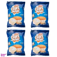 کیک وانیلی با کرم خامه کیک میک مزمز بسته 4 عددی