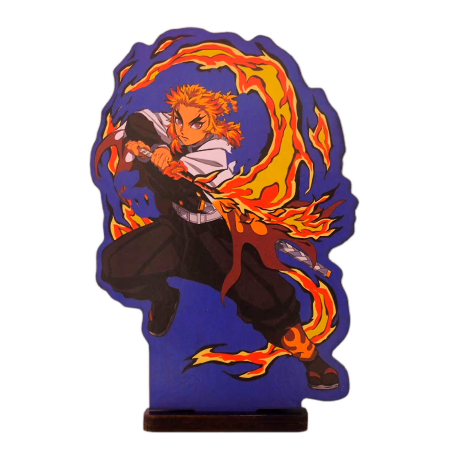 استند تزینی طرح انیمه demon slayer مدل kyojuro rengoku