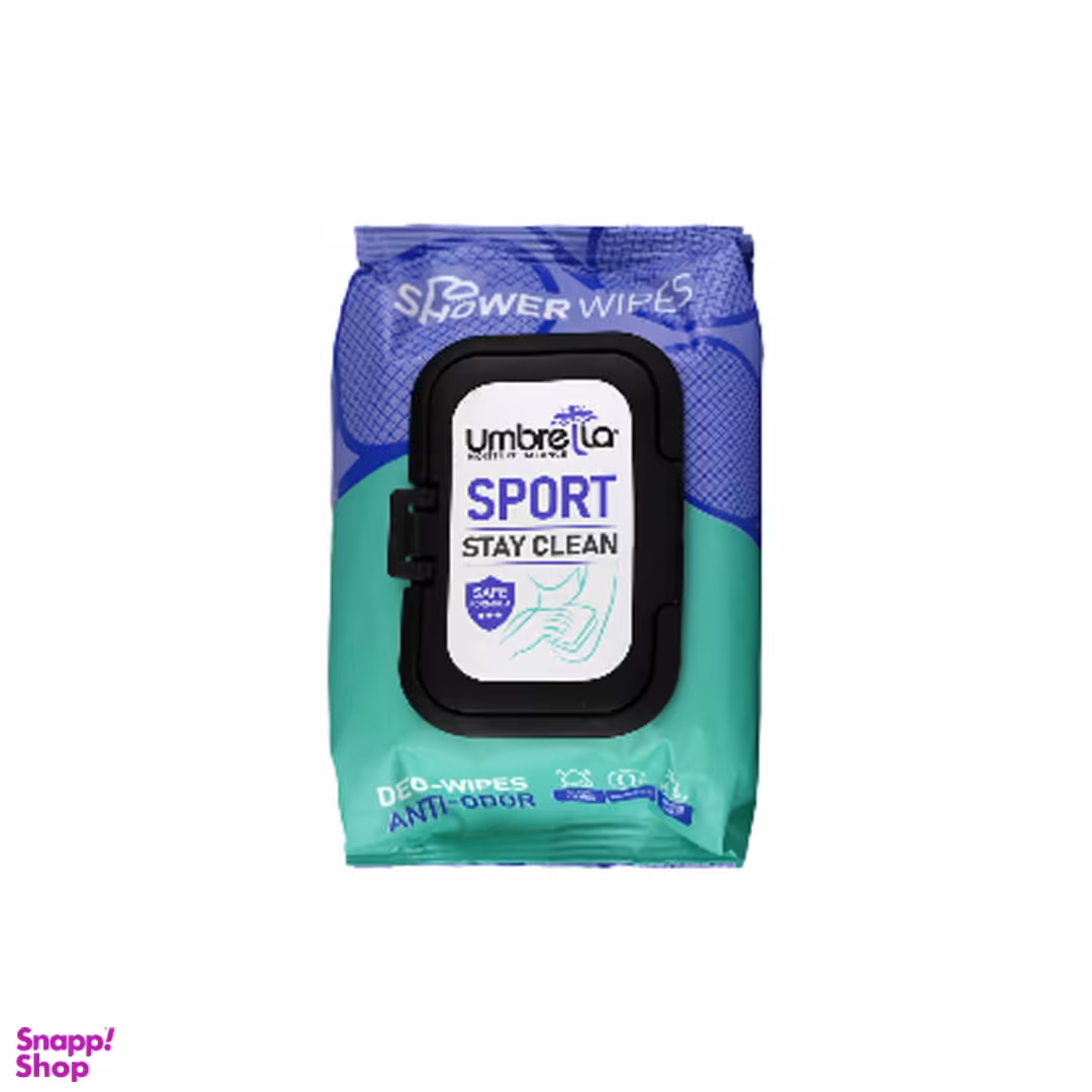 دستمال مرطوب بدن آمبرلا مدل Sport