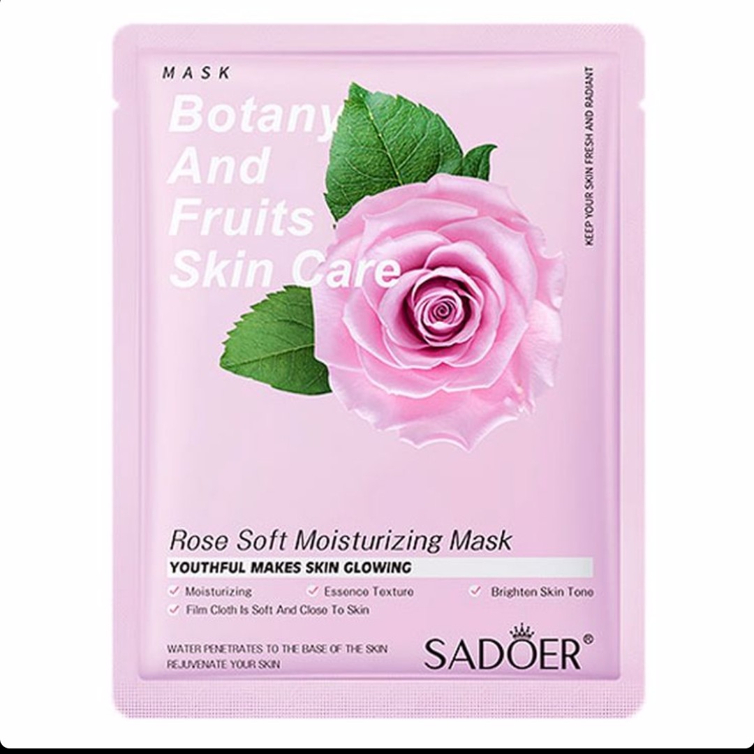 ماسک ورقه ای ضد لک پوستی گل رز سادور