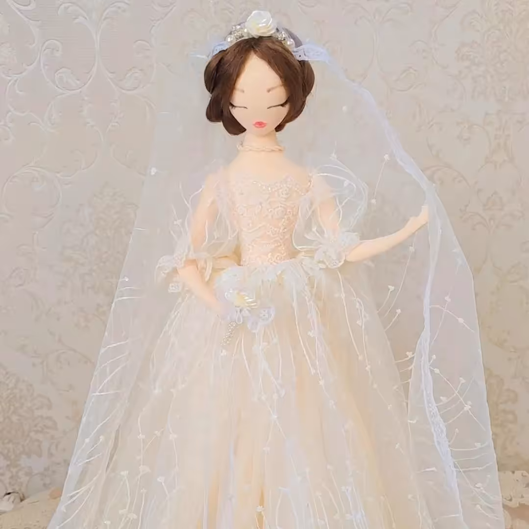 عروسک دست ساز طرح عروس 