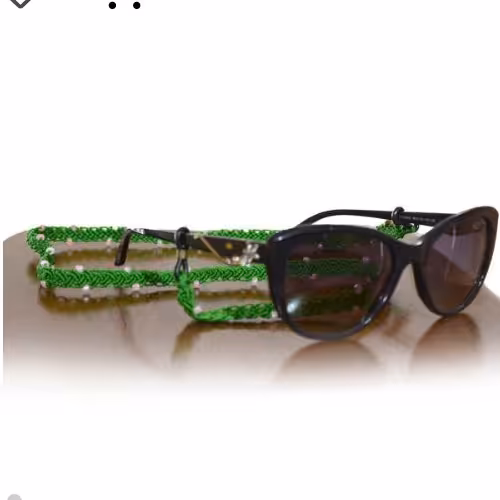 بند عینک مکرومه و دست بند