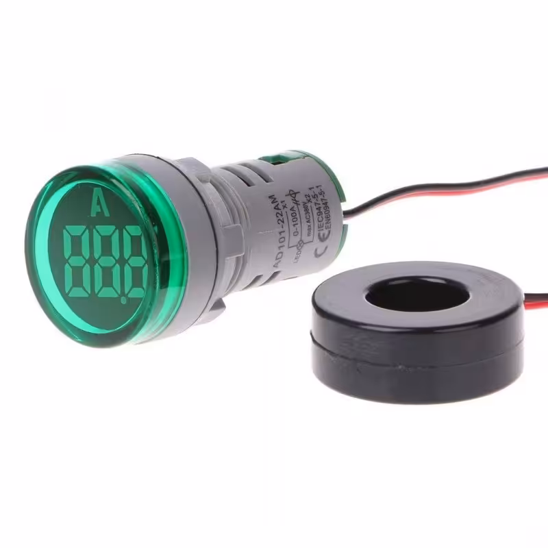 آمپر متر چراغ سیگنالی سبز