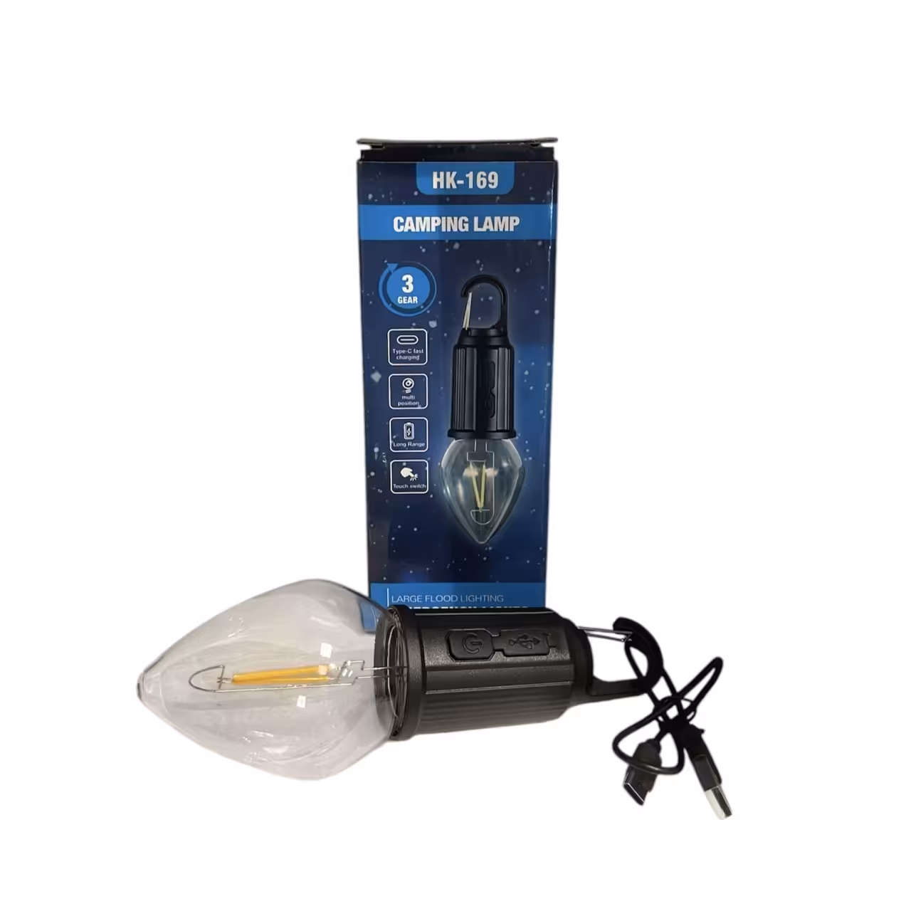 لامپ کمپینگ مدل HK-169 شارژی اضطراری