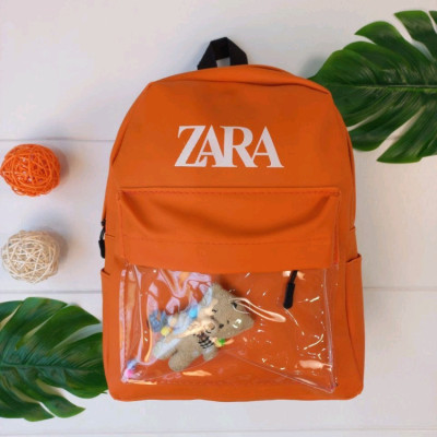 کوله چرم عروسکی ZARA