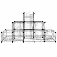 ست قفسه مشبک مدل هرمی سه طبقه سایز 32x32(ارسال پس کرایه و به عهده مشتری)