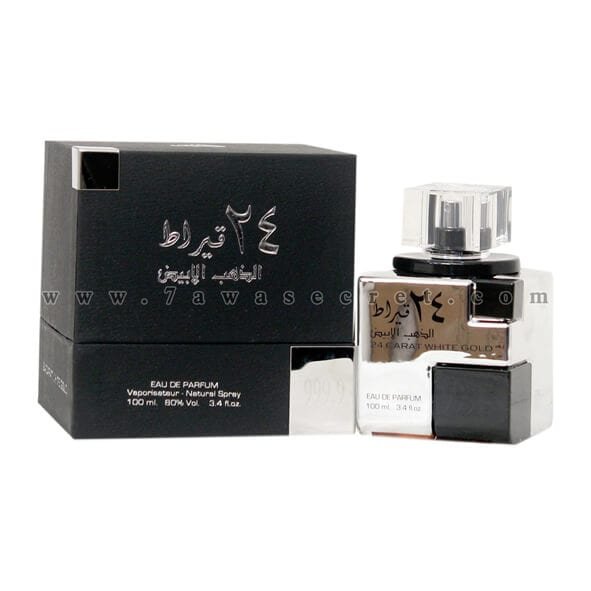 ادکلن 24 قیراط الذهب الابیض برند لطافه