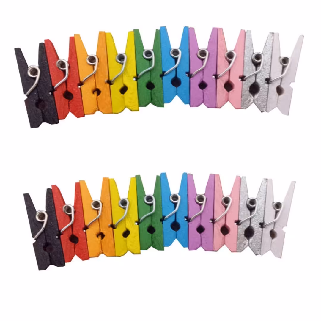 گیره ی عکس رنگی 20 عددی 