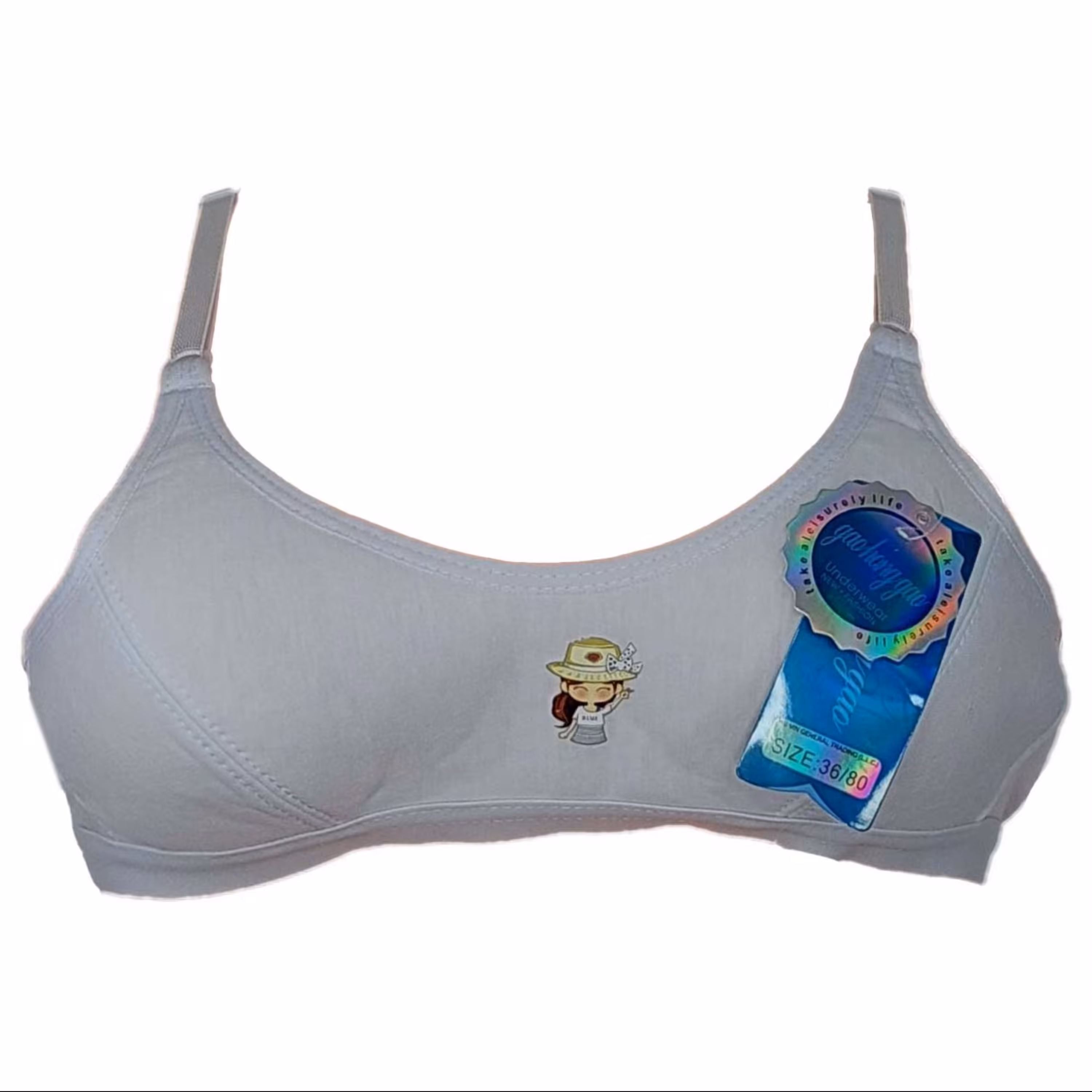 سوتین دخترانه اسفنجی مدل دخترک کد1426 سایز 85