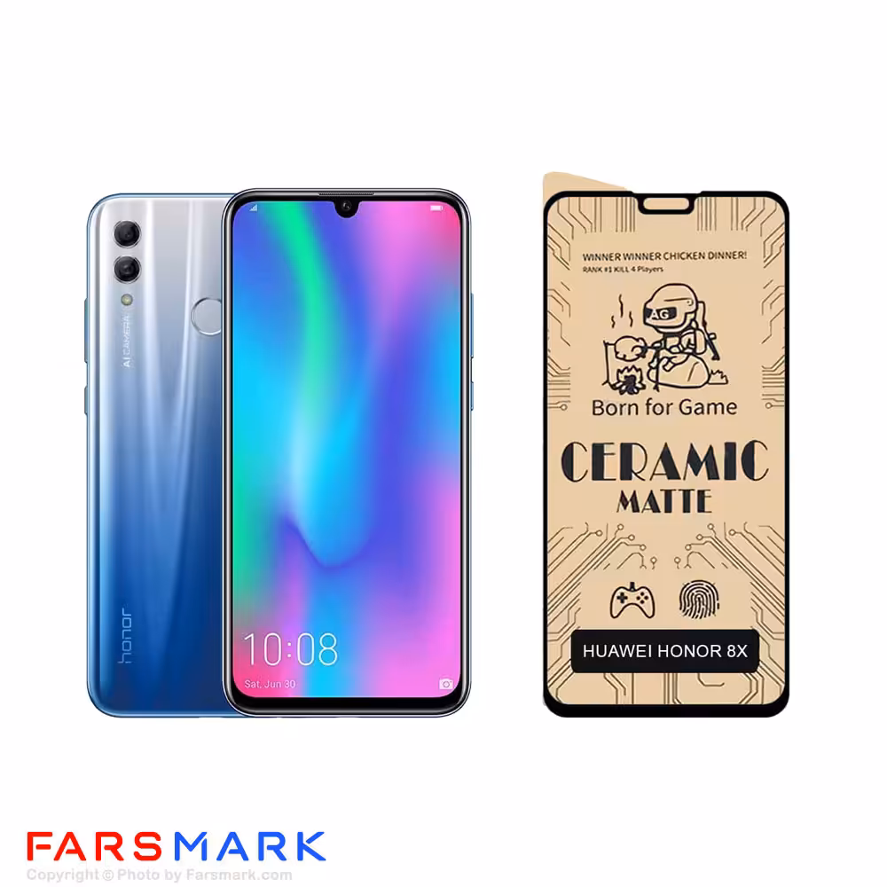 گلس سرامیکی مات گوشی آنر Honor 8X
